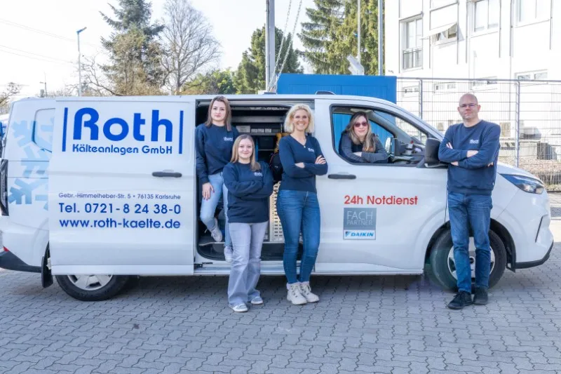 Das Büroteam der Roth Kälteanlagen